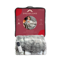 Image 1 for Hygge Days Luxury Faux Fur Warming Throw - Fallow Deer Print