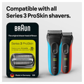 Image 4 for Braun Series 3 32B Electric Shaver Head Replacement - Black