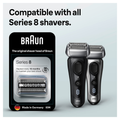 Image 3 for Braun Electric Shaver Head Replacement Part 83M, Silver