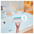 Image 3 for Deluxe Smooth Sensitive RoseGold Razor - 1 Blade
