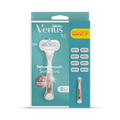 Image 1 for Deluxe Smooth Sensitive Rose Gold Handle + 8 Blades