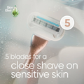 Image 2 for Deluxe Smooth Sensitive Rose Gold Handle + 8 Blades