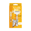 Image 1 for Gillette Venus Comfortglide Coconut plus Olay Women's Razor - 3 Blades, 5 blades for a smooth, close shave that lasts
