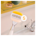 Image 3 for Gillette Venus Comfortglide Coconut plus Olay Women's Razor - 3 Blades, 5 blades for a smooth, close shave that lasts
