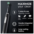 Image 5 for Oral-B Pro Series 1 680 Black Electric Toothbrush, Designed By Braun