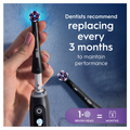 Image 5 for Oral-B iO Series Radiant White Black, Original Brush Heads for Teeth Whitening, 4
