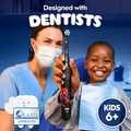 Image 5 for Oral-B iO Kids 6+ Marvel Spiderman Electric Toothbrush Head, Gentle on wobbly teeth & gums, 2