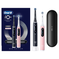Image 2 for Oral-B iO 6 Electric Toothbrush, 2-Pack, Black & Pink, 2 Brush Heads, Premium Travel Case
