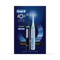Image 1 for Oral-B iO 3 Electric Toothbrush, 2-Pack, Black & Blue, 2 Brush Heads, Travel Case