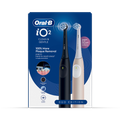 Image 1 for Oral-B iO 2 Electric Toothbrush, 2-Pack, Black & Pink, 2 Brush Heads, Travel Case