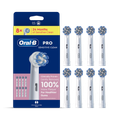 Image 2 for Oral-B Pro Sensitive Clean Toothbrush Heads, 8 Counts