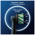 Image 5 for Oral-B Pro Cross Action Black Toothbrush Heads, 8 Counts