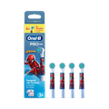 Image 1 for Oral-B PRO Kids Toothbrush Head, Featuring Marvel Spiderman for Ages 3+, Pack of 4