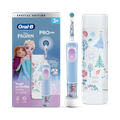 Image 1 for Oral-B Pro Kids Electric Toothbrush, 1 Handle Disney Frozen, 1 Toothbrush Head, 1 Travel Case