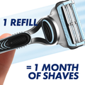 Image 3 for SkinGuard Sensitive Razor Blade Refills for Men,  8 Blades