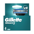 Image 1 for Mach3 Razor Refills for Men, 4 Razor Blade Refills