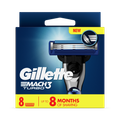 Image 1 for Mach3 Turbo Razor Refills for Men, 8 Razor Blade Refills