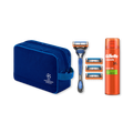 Image 2 for Fusion5 UCL Razor For Men, 1 Gillette Razor, 3 Replacement blades, Shave Gel 200ml, Washbag