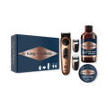 Image 1 for King C. Gillette Men's Beard Trimmer PRO Gift Set With Precision Wheel, Wash and Balm