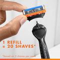 Image 3 for Fusion5 Power Razor Refill for Men, Gillette 8 Razor Blade Refill