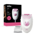 Image 1 for Braun Silk·épil 3, Corded Epilator, Lasting Smooth Skin, 3-031, Pink
