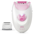 Image 5 for Braun Silk·épil 3, Corded Epilator, Lasting Smooth Skin, 3-031, Pink