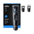 Image 2 for Braun Beard Trimmer Series 3, +3 Styling Tools, 40 Lengths, Sharp Blade, BT3520, Black