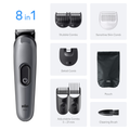 Image 5 for Braun All-in-One Series 3, AIO3540, 8in1 Grooming Kit - Grey