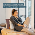Image 2 for Cordless Shiatsu Masag Cush MG139 Beige