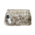 Image 2 for Hygge Days Luxury Faux Fur Warming Throw - Alaskan Husky Print