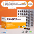 Image 2 for HuxQ10 100mg CoEnzyme Q10 150 vegan soft capsules