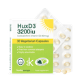 Image 1 for HuxD3 3200iu Vitamin D3 30 veg caps
