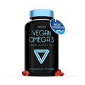 Image 1 for Vegan Omega-3 from Algae Oil with Flaxseed Oil, Astaxanthin, Vitamin E 60 Softgels