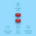 Image 5 for Vegan Omega-3 from Algae Oil with Flaxseed Oil, Astaxanthin, Vitamin E 60 Softgels