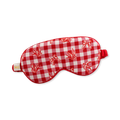 Image 1 for Satin Sleep Mask - Gingham Bows & Birds