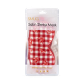 Image 2 for Satin Sleep Mask - Gingham Bows & Birds