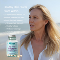 Image 3 for My Inner STRENGTH! Natural Beauty Nutrients. Hair & Scalp Support Supplements (60 days)