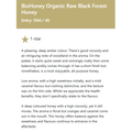 Image 4 for Organic Raw Black Forest Honey 300g