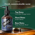 Image 2 for Beard Wash Azur Lime 200ml