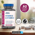 Image 5 for Vitamin D3 & Vitamin K2 Capsules (60 Capsules)