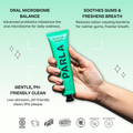 Image 2 for PÄRLA Bio Balance Toothpaste With Oral Probiotics Mint 75 ml