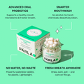 Image 2 for PÄRLA Mouthwash Tabs With Oral Probiotics Mint 45 Tablets