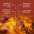 Image 4 for Regenrating Body Massage Oil, 100% Natural, Rosemary and Lavender 100ml