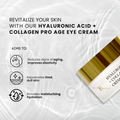 Image 4 for Hyaluronic Acid + Collagen Pro Age Eye Cream 30ml
