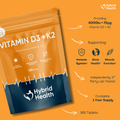 Image 3 for Vitamin D3 + K2 365 Tablets