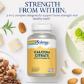 Image 3 for Calcium Citrate with Vitamin D3, Bone & Muscle Support - 90 Capsules