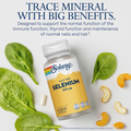 Image 3 for Selenium 200mcg, Hair, Nails, Immune & Thyroid Support - 90 Vegan Capsules