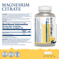 Image 2 for Magnesium Citrate 400mg Elemental Magnesium per Serving 180 Capsules