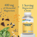 Image 5 for Magnesium Citrate 400mg Elemental Magnesium per Serving 180 Capsules