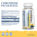 Image 2 for Chromium Picolinate 200mcg, Metabolism & Blood Glucose Support - 100 Vegan Tablets
